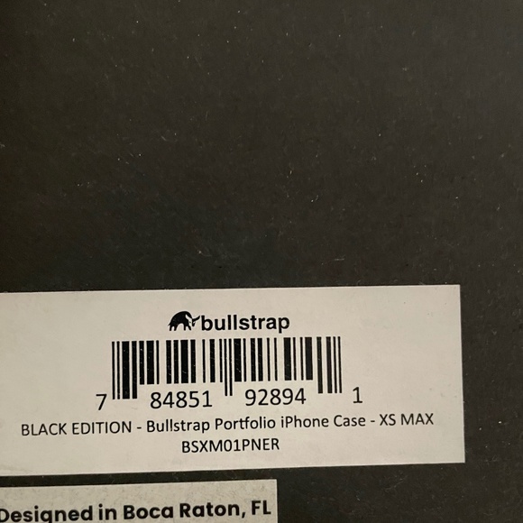 Bullstrap Portfolio iPhone Cases - Black Edition - Picture 2 of 4